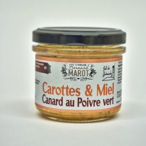 Terrine de Carottes, miel, canard (100gr)