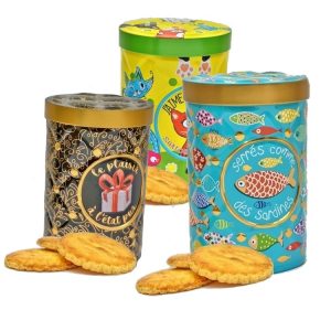 Boites « Kapiton » rondes Serrées Galettes Bretonne
